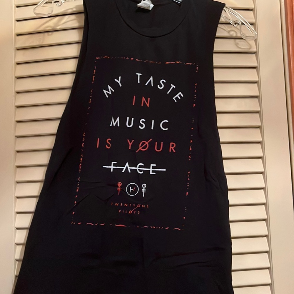 Size Small discontinued Twenty One Pilots Muscle Tee